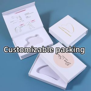 Gran oferta de cuidado Facial de piel Natural Jade GUASHA Facial antienvejecimiento Gua Sha Board Gemstone Rose Quartz Skincare Massage - Product Image 5