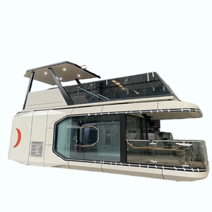 Maison de <span class=keywords><strong>camping</strong></span> portable Tiny <span class=keywords><strong>Camping</strong></span> House T5 Pod Connect de la série Galaxy, fabriquée au Japon, avec un <span class=keywords><strong>grand</strong></span> espace, des jambes en capsule, des maisons préfabriquées de 20 pieds - Product Image 6