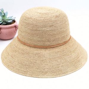 Sombrero de Pescador de Verano 2025, Tejido a Mano con Ganchillo Fino, Protección Solar, para Playa y Costa, Ala Ancha - Product Image 2