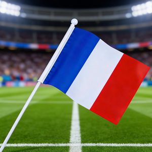 Drapeaux à main de l'Europe, douze pays, pour la fête nationale, en polyester, vente en gros, <span class=keywords><strong>France</strong></span>, 2026 - Product Image 1