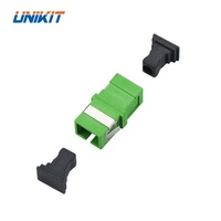 Adaptador de acoplador óptico FTTH SC/APC SM Simplex, sin brida para conector rápido SC, adaptador de fibra óptica sin brida, superventas