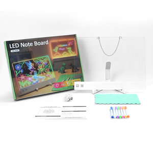 <span class=keywords><strong>Tablette</strong></span> de <span class=keywords><strong>Dessin</strong></span> <span class=keywords><strong>Lumineuse</strong></span> LED Néon avec Modes d'Éclairage RGB, Interrupteur Tactile et Batterie Rechargeable - Jouet Éducatif pour Dessiner - Product Image 5