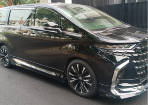 Kit carrosserie 2025 pour <span class=keywords><strong>Alphard</strong></span>/Vellfire <span class=keywords><strong>ANH20</strong></span> 2008-2014, mise à niveau <span class=keywords><strong>Alphard</strong></span> 2025 Modelista avec capot, garde-boue, pare-chocs, phare, feu arrière - Product Image 5