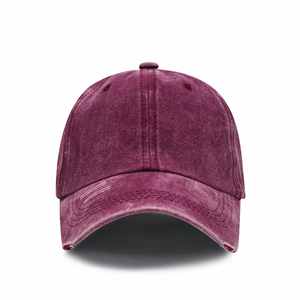 หมวกทรงสูงปักลายโลโก้แบบนิ่มขอบแตกหมวกกันแดดสำหรับผู้ชาย - Product Image 2