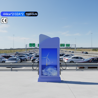 Station de recharge sur pied IP54 44 kW 32A double Type 2 AC rapide, nouvelle génération, pour véhicules électriques (EV) - Fabricant OEM/ODM chinois
