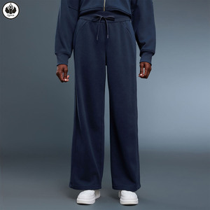 QUMOR <strong>Winter</strong> Fleece <strong>Lined</strong> Outdoor High Waist Elastic Waist Breathable Quick Dry Loose Straight Leg Women's Casual Sport <strong>Pants</strong> - Product Image 3