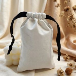 High-End Cotton Drawstring <b>Dust</b> <b>Bag</b> Custom Logo Luxury Packaging for Jewelry Purse & Gift Presentation - Product Image 2