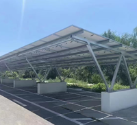 Système de production d'énergie solaire domestique, carport solaire résidentiel, équipement d'énergie propre avec option de stockage d'énergie