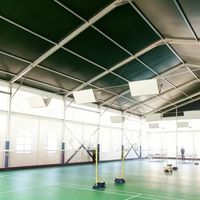 Tente de sport imperméable 20x40m en PVC à installation rapide, structure en aluminium pour événements sportifs et activités équestres