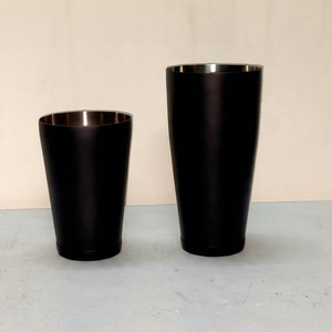 Stainless Steel Powder Coated Boston Shaker Set of 2 Pcs with 28 oz & 18 oz Capacity Handmade Durable Luxury <b>Bar</b> <b>Tools</b> - Product Image 1