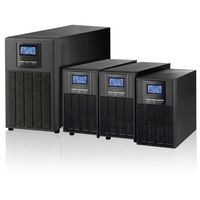 Onduleur en ligne 1KVA-3KVA 100-300VAC monophasé haute fréquence à onde sinusoïdale pure, avec batterie au plomb sans entretien pour PC