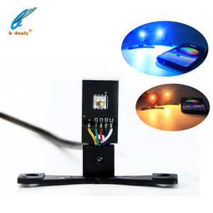 B-deals Lentille universelle pour tous les projecteurs, contrôle par application, LED Devil/Demon Eyes RGBW, nouveau phare de voiture automatique, rénovation - Product Image 2