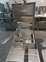 Nouvelle friteuse à poulet à pression électrique, panneau de commande informatisé, capacité de 25 L, acier inoxydable 304 pour la restauration rapide
