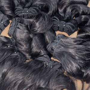 Extensiones de Cabello Natural de Templo del <span class=keywords><strong>Sur</strong></span> de la India de 10-30 Pulgadas - Product Image 4