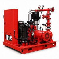 Système de pompe à incendie à moteur diesel NFPA 20 2000GPM, conforme aux normes UL FM 3CF, monté sur châssis pour bâtiment commercial