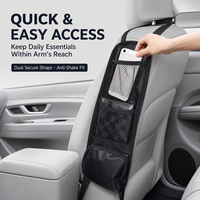 Sac de rangement suspendu pour siège de voiture, rangement latéral en maille multi-poches pour SUV et camion