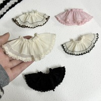 Série Joyfull Fantasy 1ère, 2ème et 3ème Génération, Jupe Courte Double Couche en Dentelle et Gaze de 15 cm, Accessoires pour Poupées Longues Style Forêt