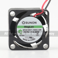 Nuevo y Original Sunon 12V 24V 48V DC 5V 0,88 W AC EC 2010 20X20X10MM 2CM Inversor Notebook Ventilador de refrigeración de dos cables para portátil