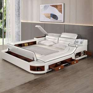 Venda Direta Da Fábrica Multifuncional Cama Quarto Mobiliário Grande Espaço De Armazenamento Com Massagem Cadeira Cama - Product Image 1