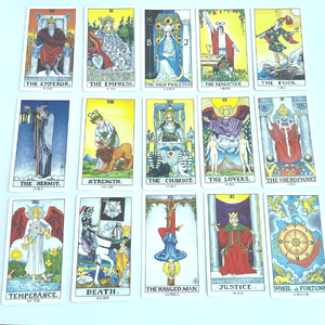 طباعة بطاقة التاروت الأزرق المخصص النسخة الأصلية بطاقات التاروت الفضية ذات مغزى - Product Image 4