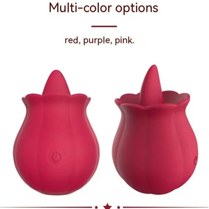 Zuigende vibrator vaginaballen tonglikken orale stimulatie intieme artikelen pompoenbloemvorm seksspeeltjes voor vrouwen volwassenen 18+ - Product Image 4