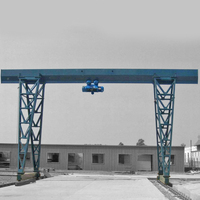 Grue portique mobile électrique sur rail de type treillis de 5 tonnes, personnalisée en Chine