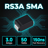 Diode redresseuse à récupération rapide RS3A SMA 50V 3A - Composant de puissance à montage en surface