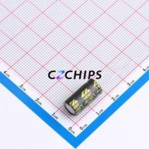 Condensador Electrolítico de Aluminio de Orificio Pasante CD26G1CM102F160T, Orificio Pasante, D8xL16mm 1000uF 20% 16V 1.201A-100kHz - Product Image 2