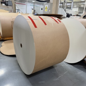 Rouleau de papier personnalisé enduit de PE, simple et double face, pour machine à fabriquer des gobelets en papier - Product Image 1