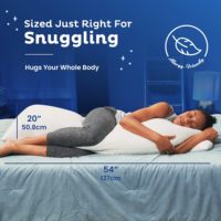 Confort douillet vers le bas Alternative grossesse longue câlin oreiller mousse à mémoire côté dormeurs maternité corps entier oreiller pour lit dormir