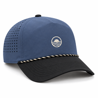 Casquette de baseball personnalisée en toile perforée au laser, imperméable, style Hip Hop, unisexe, 5 panneaux, pour le golf et le sport, modèle Dad Hat