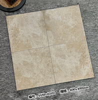 Carrelage en porcelaine gris rustique 400x400mm pour salle de bain, cuisine, balcon, carrelage de sol antidérapant