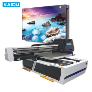Kaiou Factory Price inkjet 6090 CCD UV Flatbed Printer A1 A2 A3 LED UV Printer for phonecases wood Glass