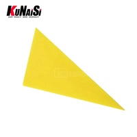 KUNAISI Kit de nettoyage raclette en fibre de carbone vinyle autocollant fenêtre teinte plastique grattoir triangulaire spatule Wrap voiture outil