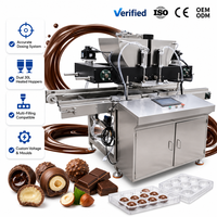 Machine de Dépose de Chocolat Personnalisée OEM ODM 110V 220V pour Pralines, Truffes et Chocolats Façonnés avec Noix Intégrées, Certifiée CE