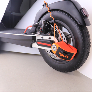 Verrou de disque de frein en acier allié haute résistance pour moto de marque KOVIX, alarme intelligente 120 décibels, verrouillage intelligent 120 décibels - Product Image 1