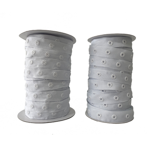 Dệt may nhà bền 100% <span class=keywords><strong>Polyester</strong></span> nhuộm Snap Nút băng cho phụ kiện may mặc - Product Image 4