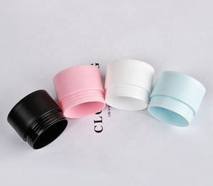 Wholesale <b>Empty</b> 10g 15g 20g 30g 50g White Pink Blue Black Cream <b>Jar</b> Cosmetic With PP Lid - Product Image 4