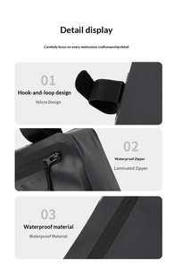 กระเป๋าใส่โครงจักรยานแบบพกพาขนาด 4 ลิตร น้ำหนักเบา กันน้ำ ทำจาก TPU พร้อมสายสะพายที่ถอดออกได้ สำหรับจักรยานเสือภูเขา/จักรยานกราเวล - Product Image 3