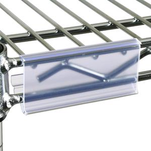 Bán Lẻ Nhựa Kệ Nhãn Chủ Ba Rãnh Kệ Cạnh Vé Dải Dây Trong Suốt Kệ Thẻ Dấu Hiệu Clip - Product Image 4