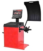 Équilibreuse de roues automatique informatisée Huandyn HD-660 de bonne qualité, 220V, affichage LED, précision de 1g, poids maximal de la roue de 65 kg, 250W