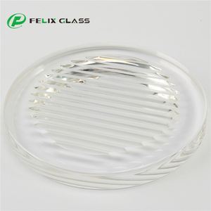 Paneles Ópticos de Vidrio Borosilicato 3.3/K51/K9/B270, Estilo Francés Costero Moderno, Personalizados, Cubiertas de Vidrio Moldeadas a Presión para Lámparas de Interior - Product Image 6