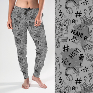 Personalizado Paisley acuarela flores florales Flores <span class=keywords><strong>tulipanes</strong></span> hojas estampado Joggers pantalones de chándal de alta calidad cónicos pantalones de gran tamaño - Product Image 3