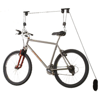Monte-charge de bicyclette, ascenseur robuste et durable, pour kayak, plafond, poulie, cintre, crochet de rangement, pour garage et blanchisserie