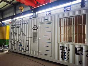 Systèmes d'énergie solaire adaptés de 100 kWh à 1 MWh, système de stockage d'énergie tout-en-un avec batterie lithium-ion, conteneur hors réseau/sur réseau - Product Image 4