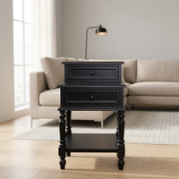 Mesa Auxiliar de Salón Personalizada con Diseño Escalonado y Múltiples Espacios de Almacenamiento para Muebles Modernos - ¡Oferta Imperdible!