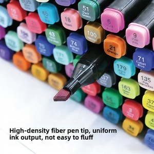 Marqueur à double pointe à base d'eau pour la peinture et la conception, 30/36/48/80/100/120/168 couleurs, stylos de <span class=keywords><strong>dessin</strong></span> artistique pour étudiants - Product Image 1