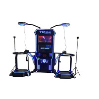 Équipement de simulation de machine de jeu à pièces d'intérieur HD VR à deux joueurs de haute qualité pour Offre Spéciale