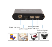Perekam Video DVR Mini, mikro SD DVR HD FPV DVR perekam AV 1280x720 kamera ANALOG mendukung kartu TF 32G