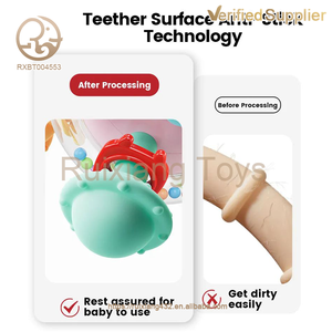 ของเล่นสำหรับเด็กทารกที่ได้รับการฝึกประสาทสัมผัสของเล่นซิลิโคนนิ่มสำหรับกัดสั่นด้วยมือรูปทรงดาวของเล่นที่ได้รับแรงบันดาลใจจากเสียงจากแมนฮัตตัน - Product Image 3